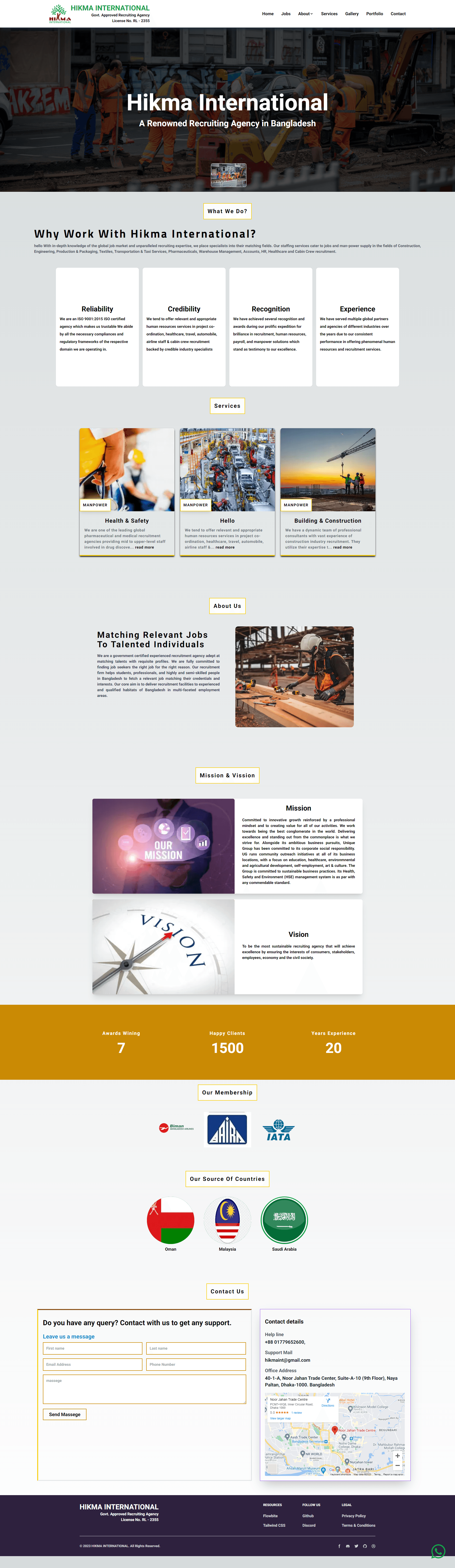 Recruiting Agency Website