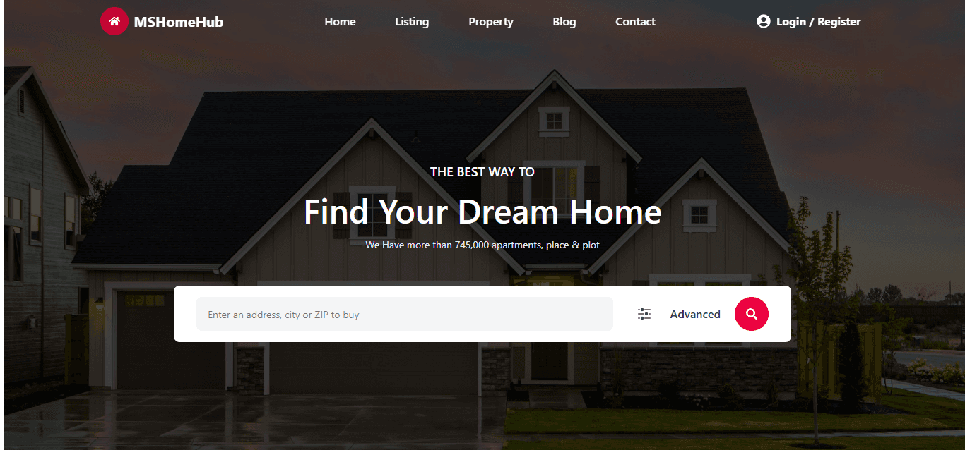 Real Estate Landing Page